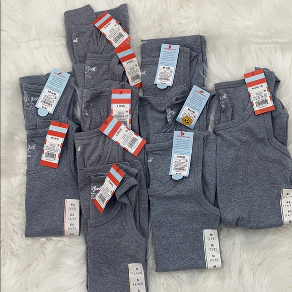 NWT LOT of Girl’s Grey Tank Tops